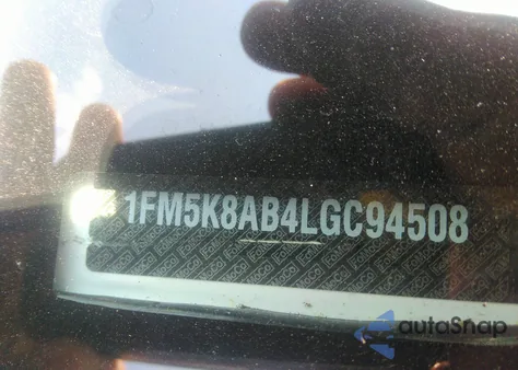 2020 Ford Police Interceptor из США, поврежденный, VIN 1FM5K8AB4LGC94508